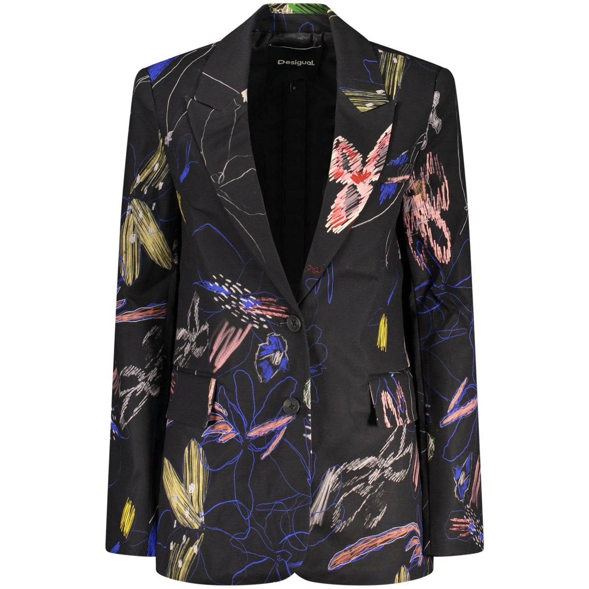 Desigual Geacă 26WWEW47 NEGRU