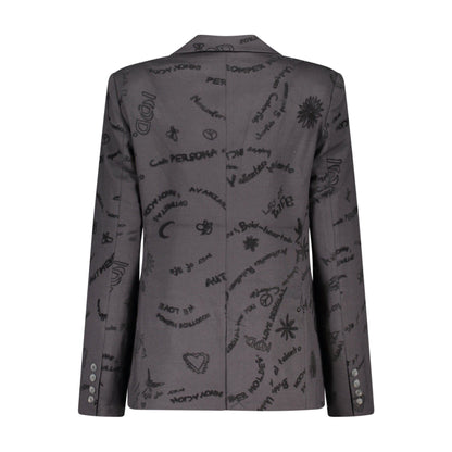 Desigual Geacă 26WWEW44 NEGRU