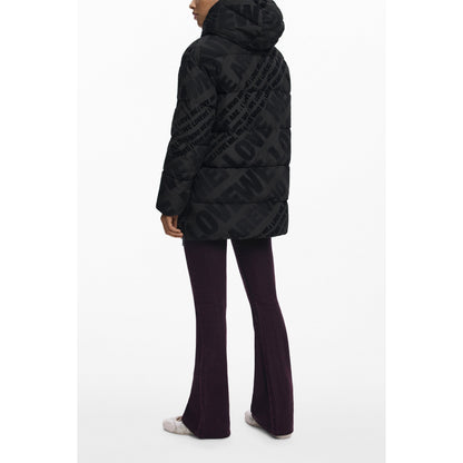 Desigual Geacă 25WWEW23 NEGRU