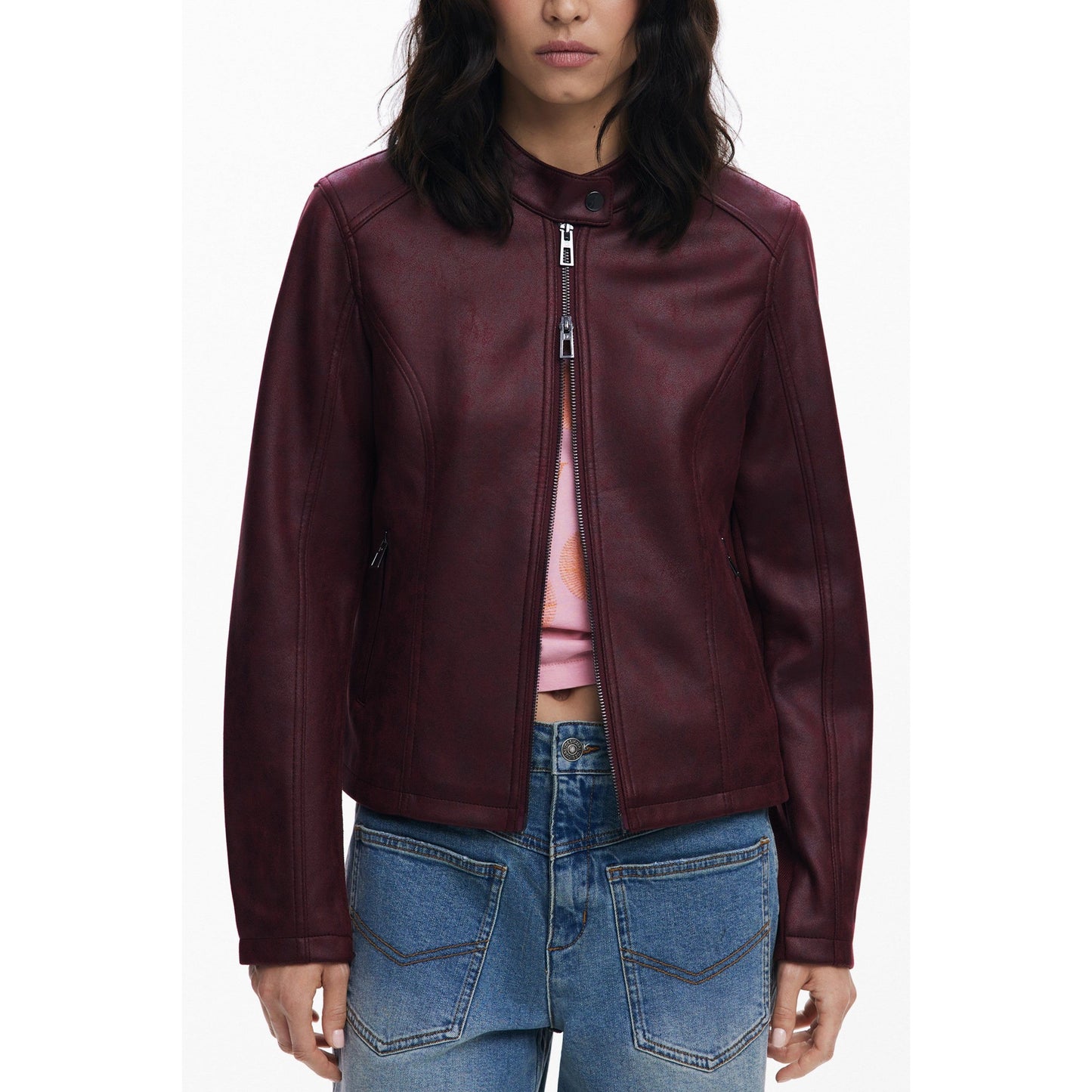 Desigual Geacă 25WWEW43 ROȘU