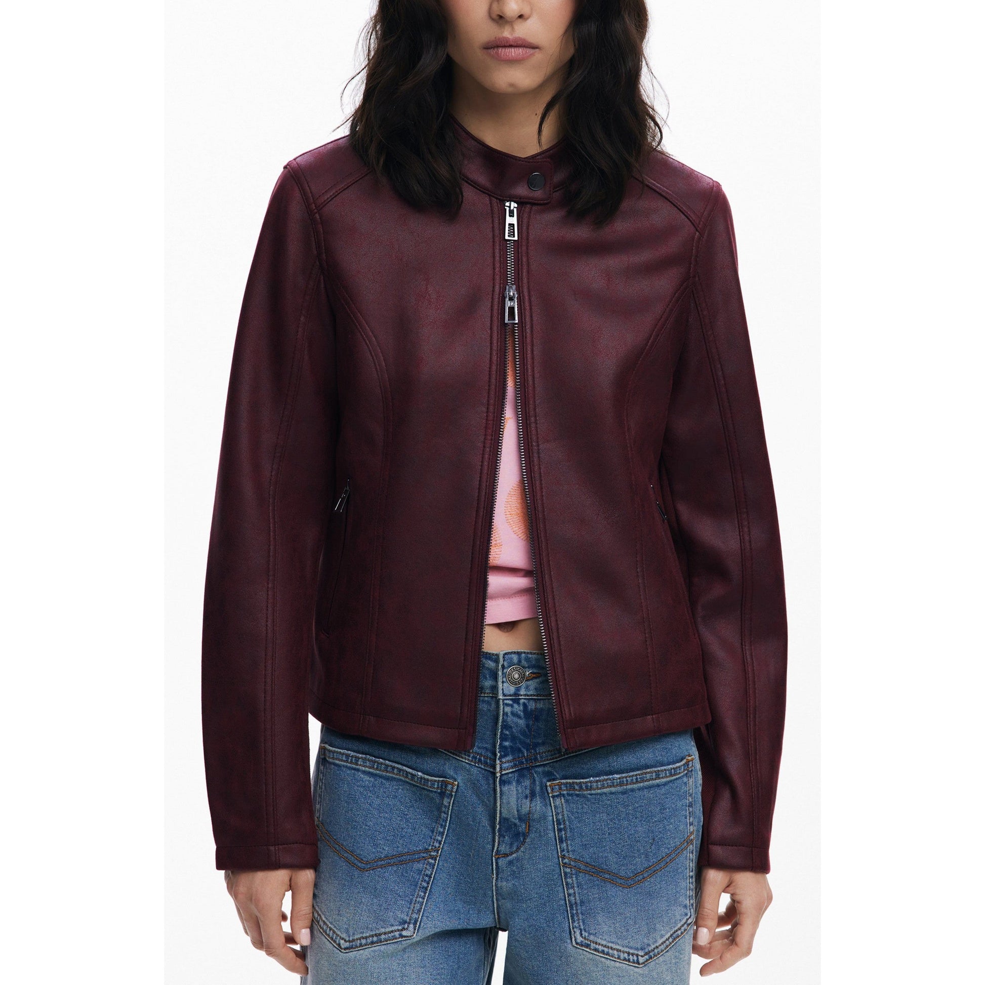 Desigual Geacă 25WWEW43 ROȘU