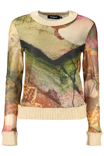 Desigual Pulover 26WWTK22ORCHIDS BEJ