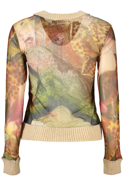 Desigual Pulover 26WWTK22ORCHIDS BEJ