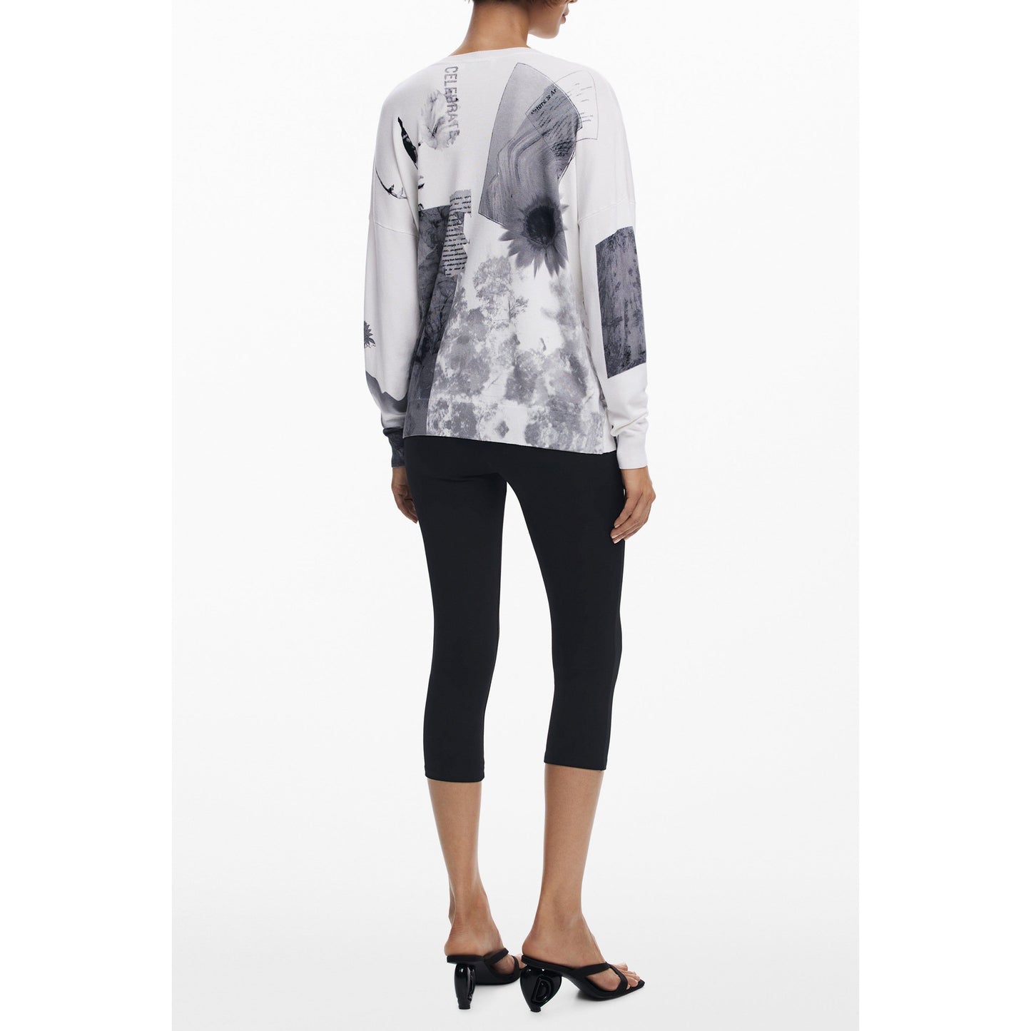 Desigual Pulover 25WWJF15 ALB