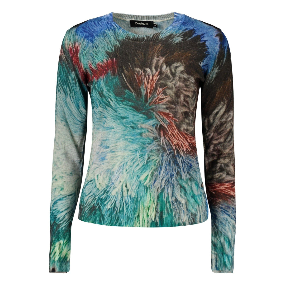 Desigual Pulover 26WWJF02 BLEUMARIN