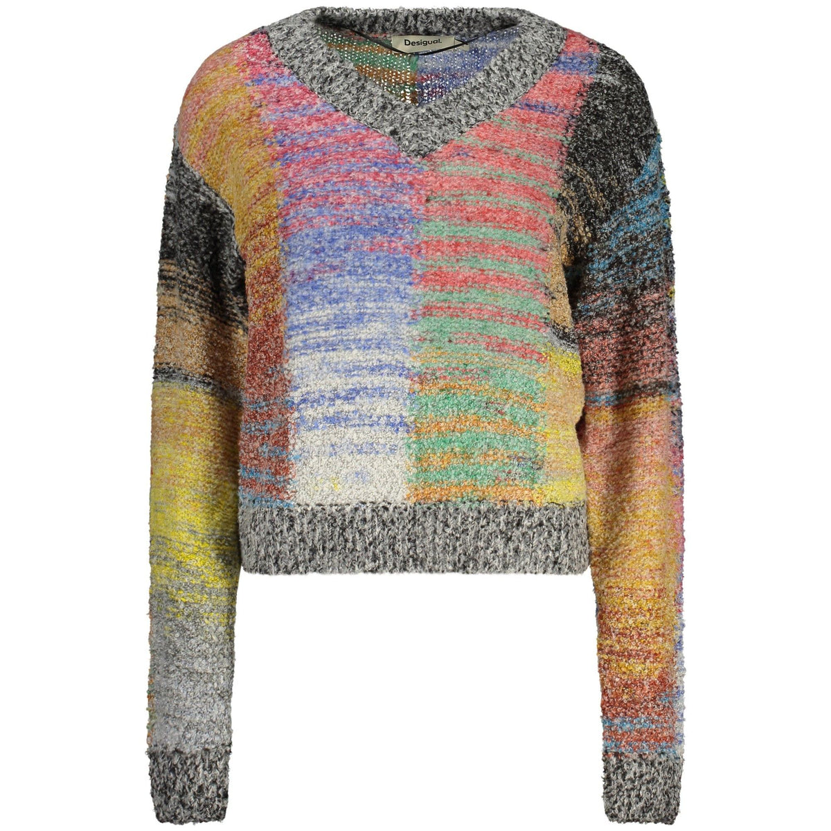 Desigual Pulover 26WWJF25 GALBEN