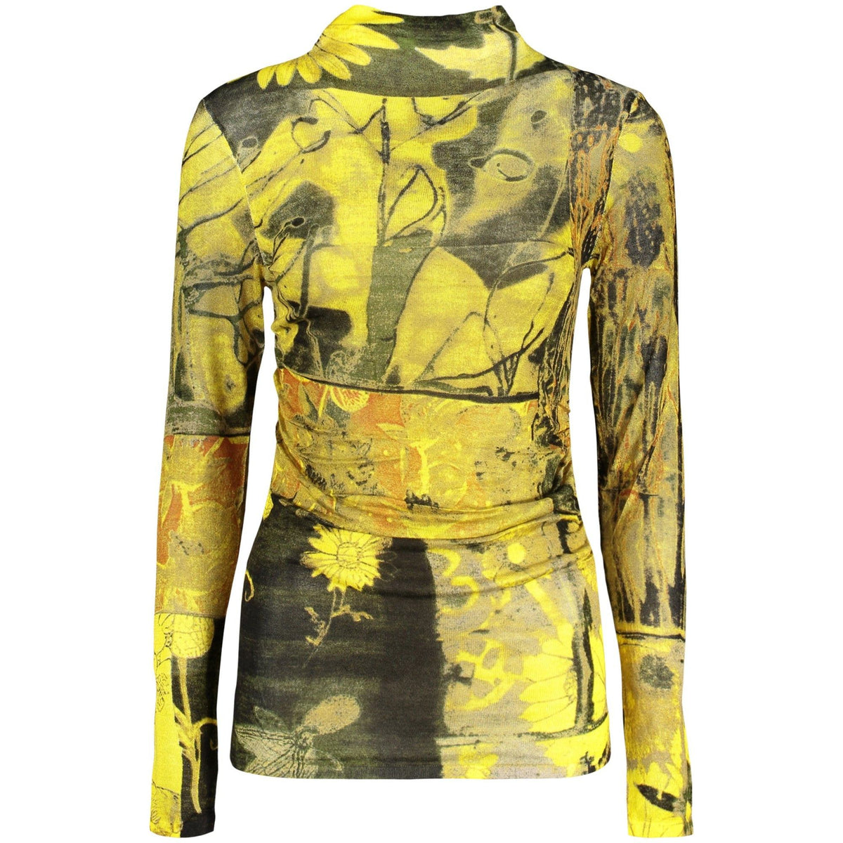 Desigual Pulover 26WWJF46 GALBEN