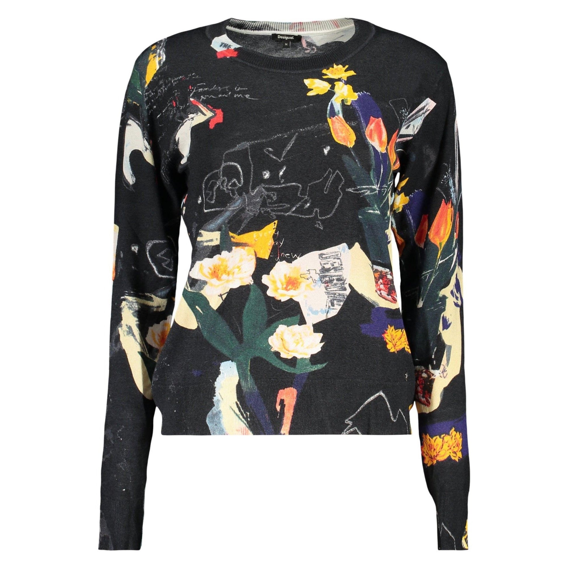 Desigual Pulover 26SWJF35 NEGRU