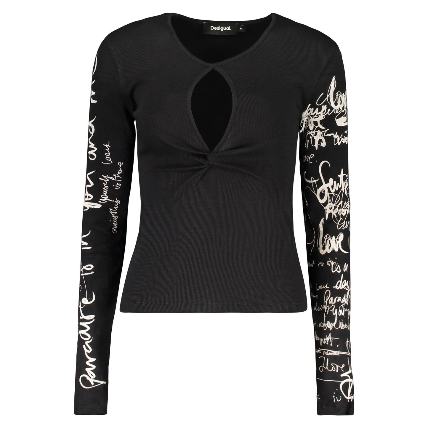 Desigual Pulover 26SWTK18 NEGRU