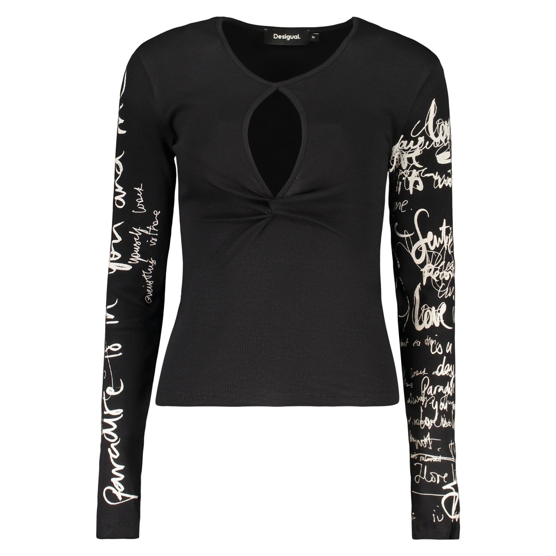 Desigual Pulover 26SWTK18 NEGRU