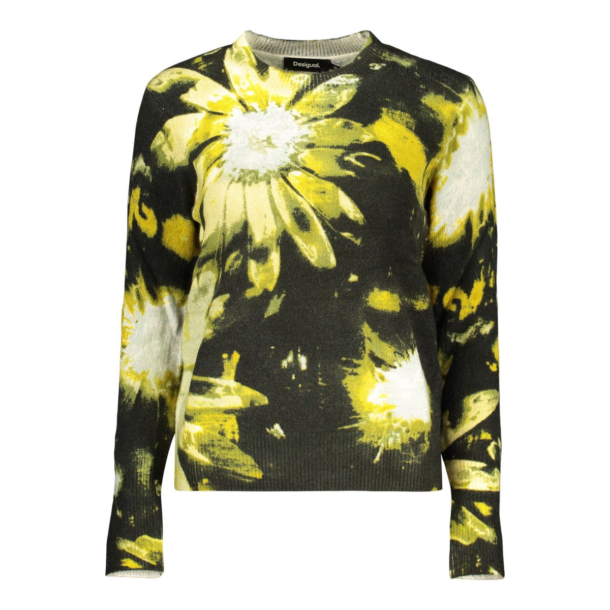 Desigual Pulover 26WWJF40 NEGRU