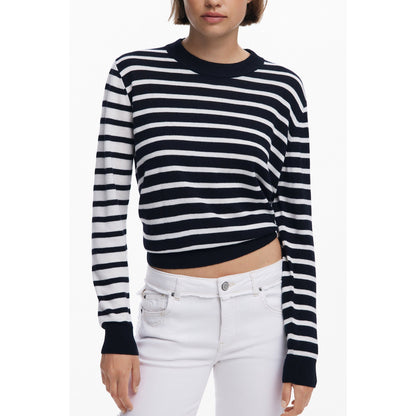 Desigual Pulover 25WWJF08 NEGRU