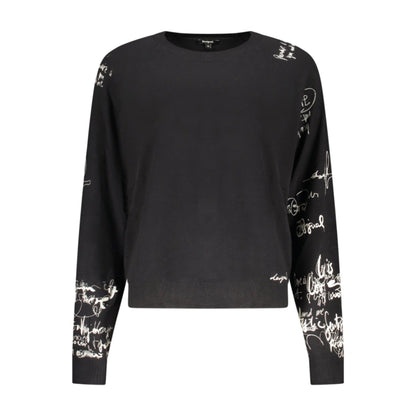 Desigual Pulover 26SWJF10 NEGRU