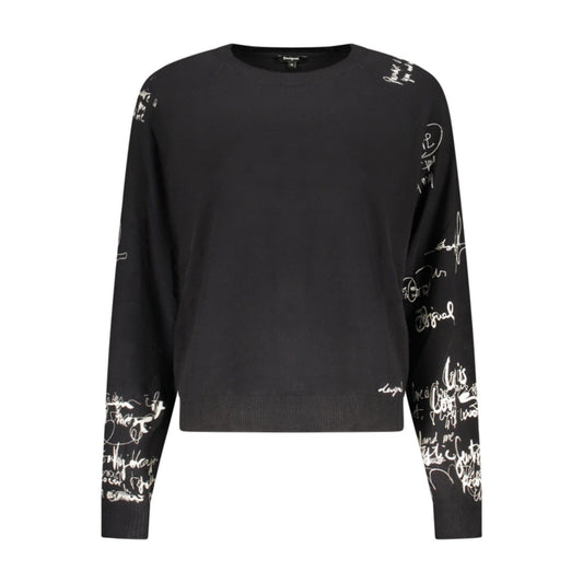 Desigual Pulover 26SWJF10 NEGRU