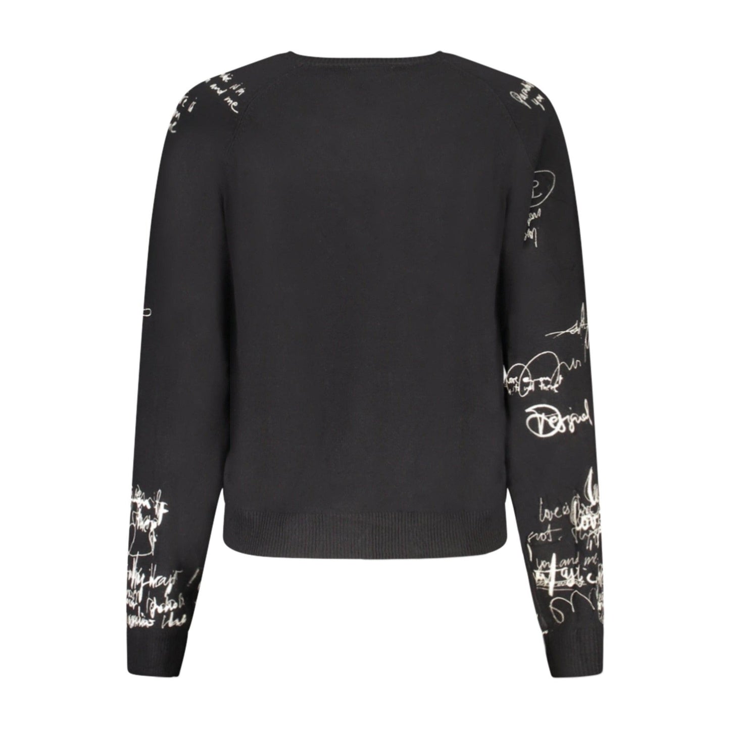 Desigual Pulover 26SWJF10 NEGRU