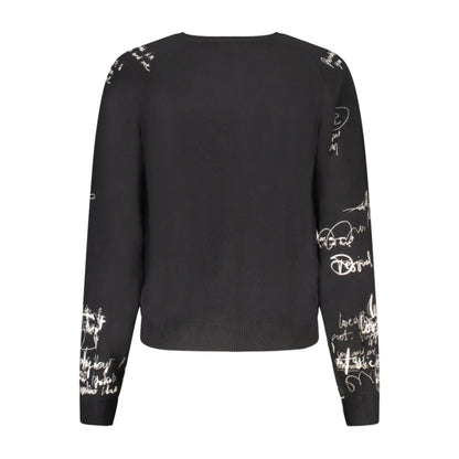 Desigual Pulover 26SWJF10 NEGRU