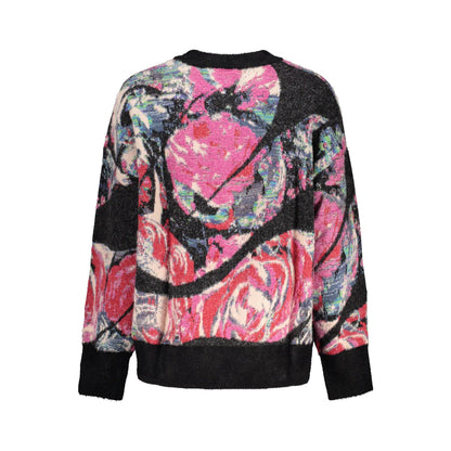 Desigual Pulover 26WWJF05 NEGRU