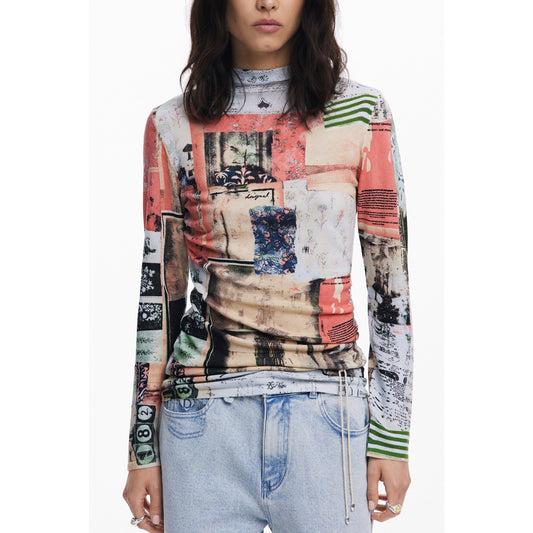 Desigual Pulover 25WWJF39 ROZ