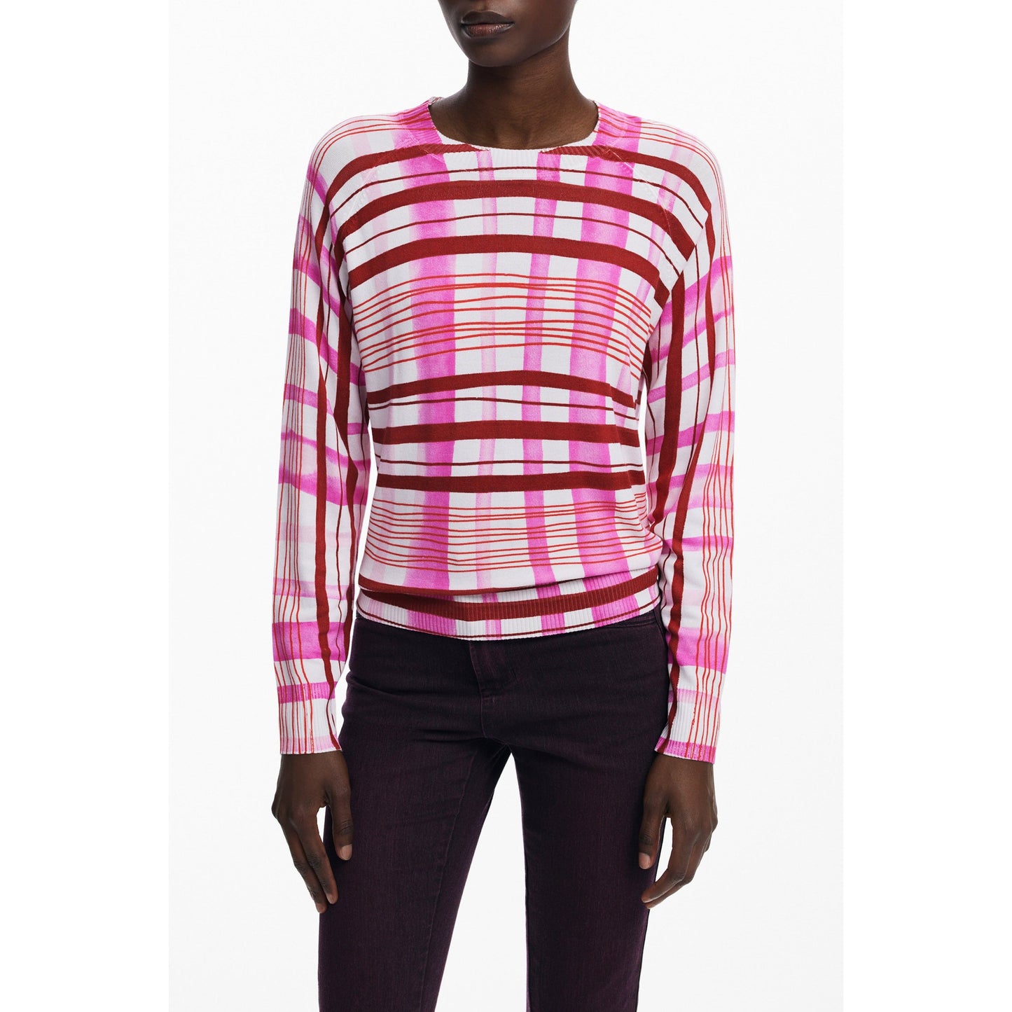 Desigual Pulover 25WWJF41 ROZ