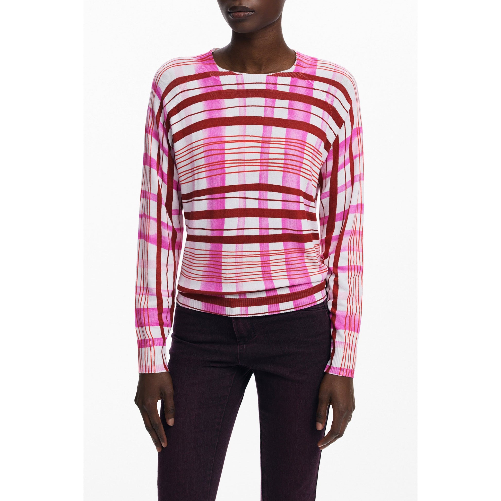 Desigual Pulover 25WWJF41 ROZ