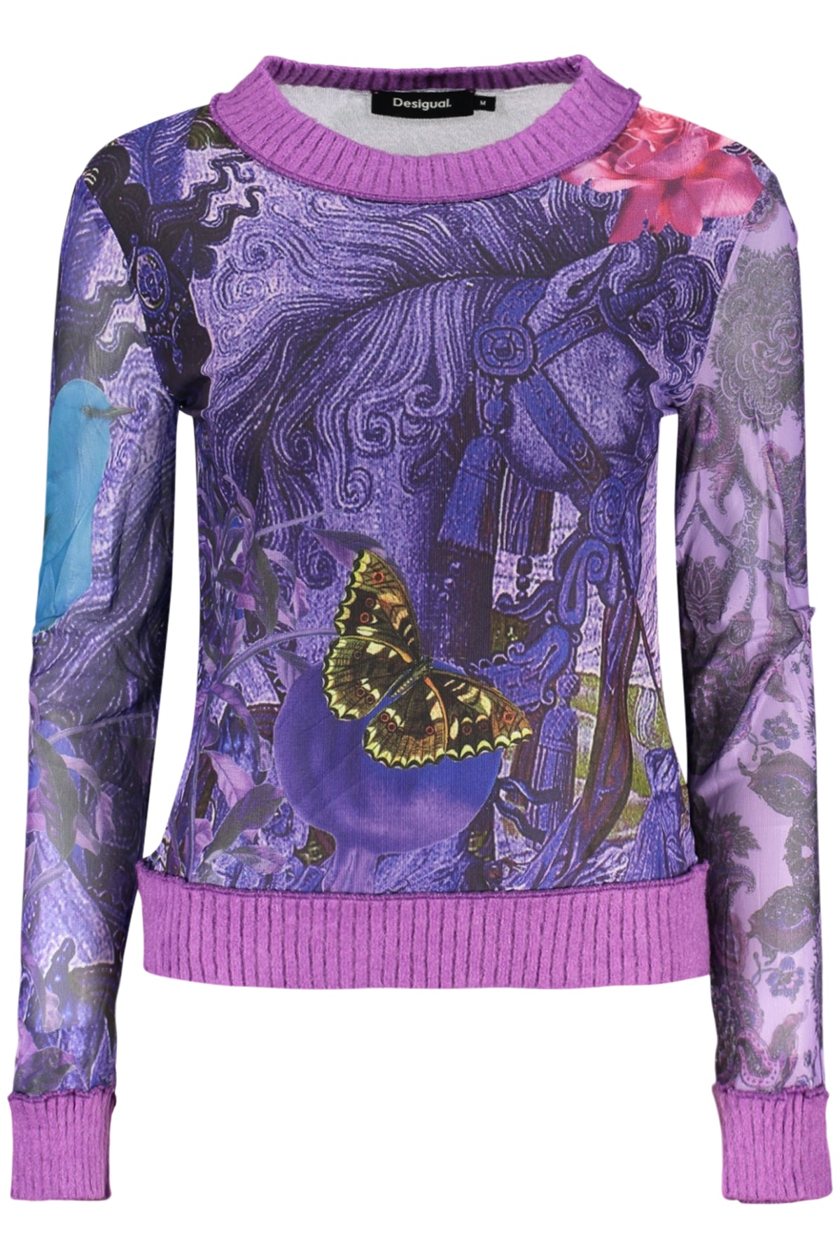 Desigual Pulover 26WWTK60HORSE VIOLET