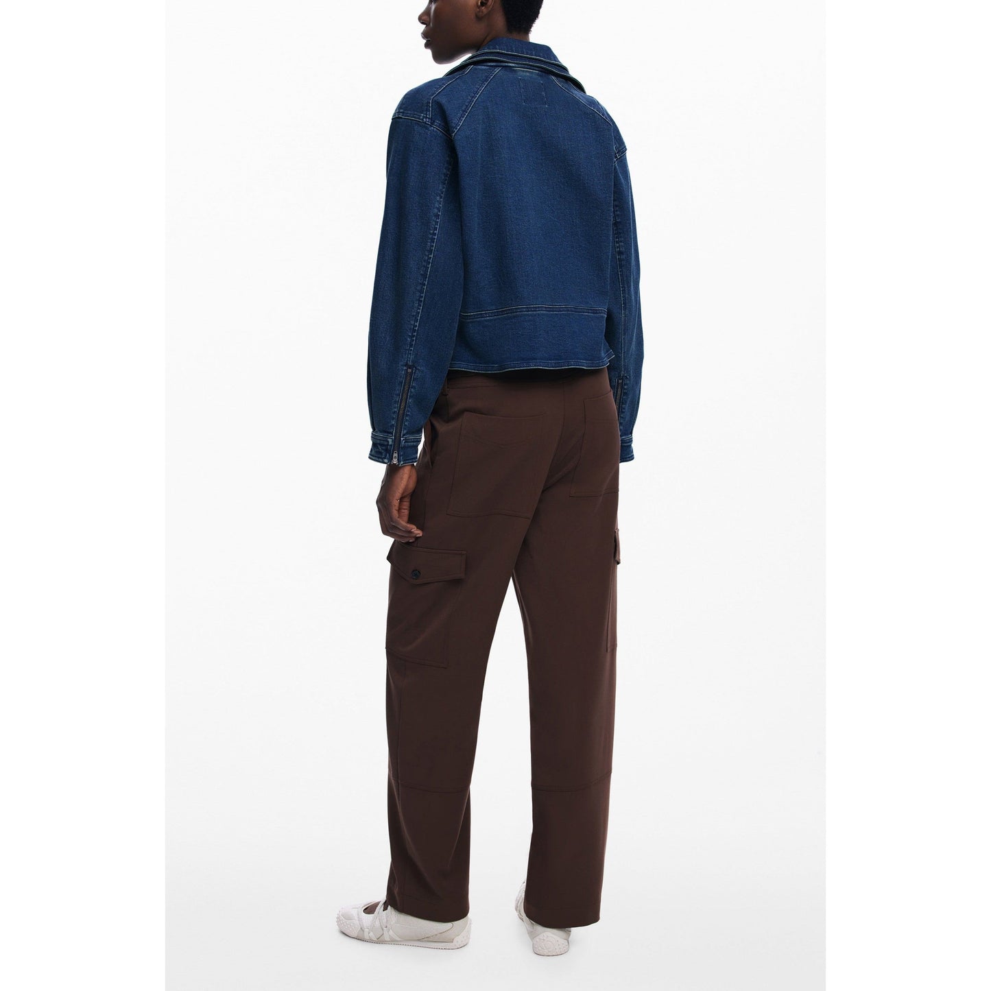 Desigual Pantaloni casual 25WWPW08 MARO