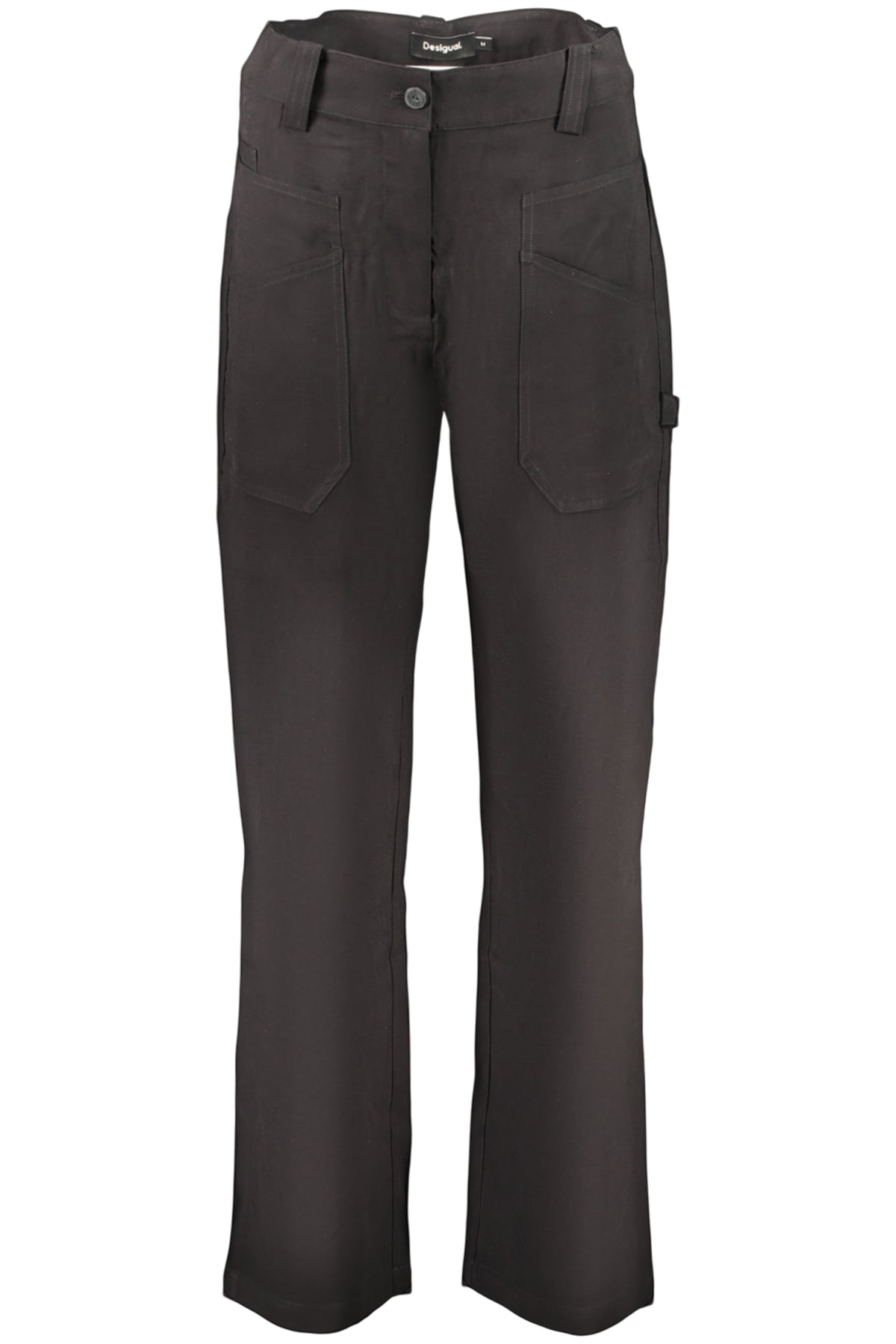 Desigual Pantaloni 26SWPW07 NEGRU