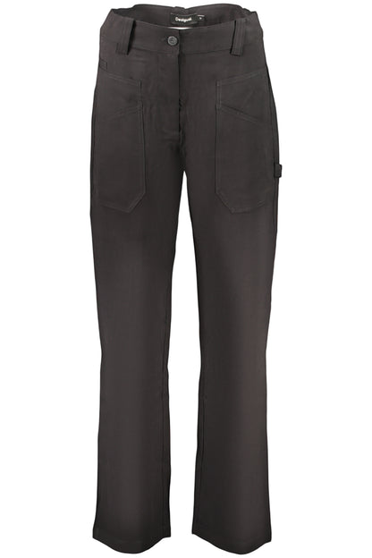 Desigual Pantaloni 26SWPW07 NEGRU