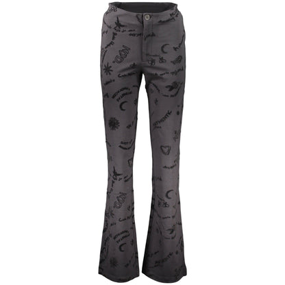 Desigual Pantaloni 26WWPW12 NEGRU