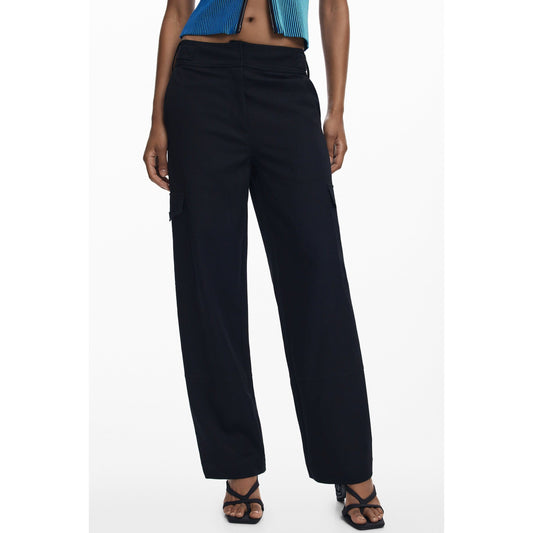 Desigual Pulover 25WWPW08 NEGRU