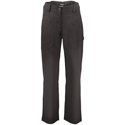 Desigual Pantaloni 26SWPW07 NEGRU