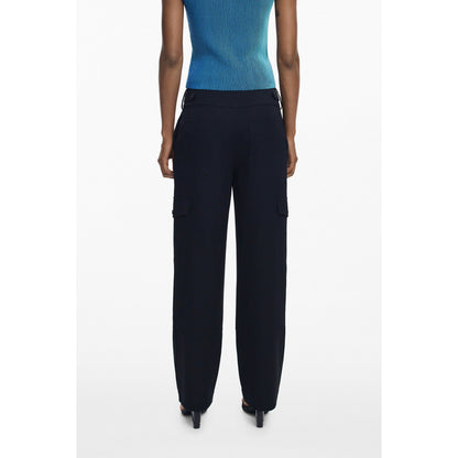 Desigual Pantaloni casual 25WWPW08 NEGRU