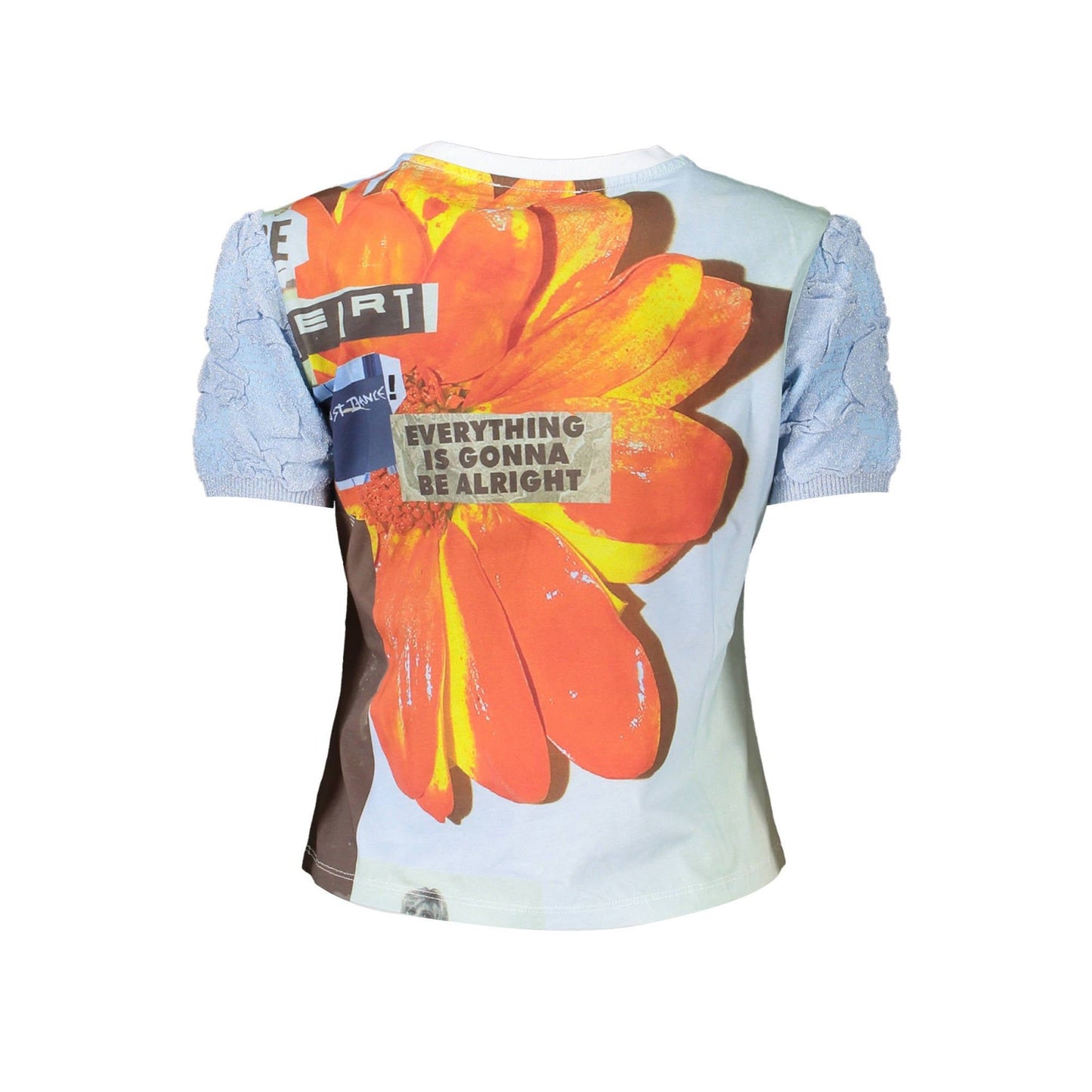 Desigual Tricou 23SWTK69 CIEL