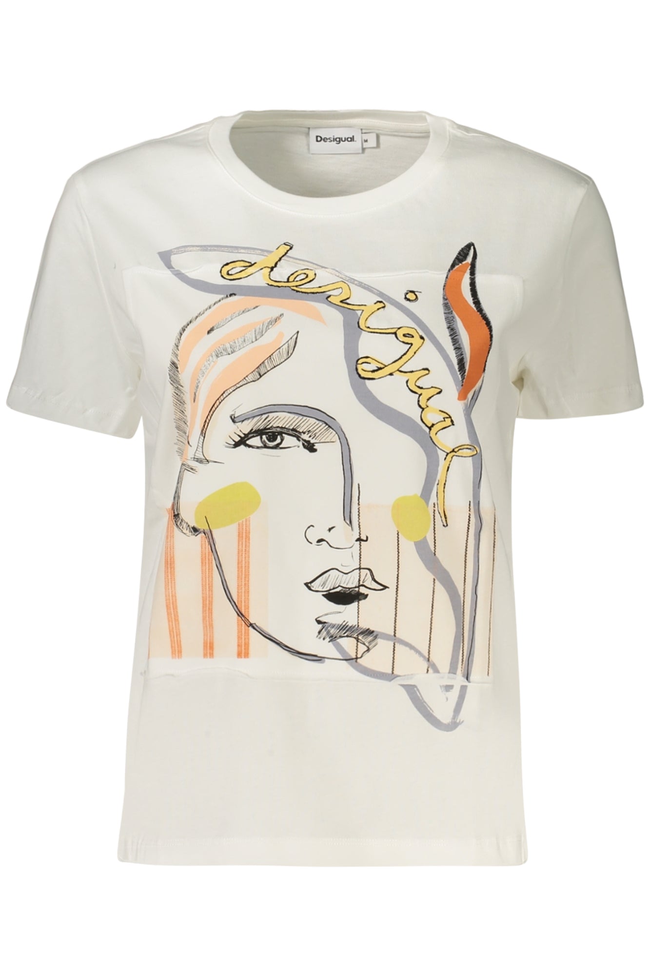Desigual Tricou 26SWTK51 ALB