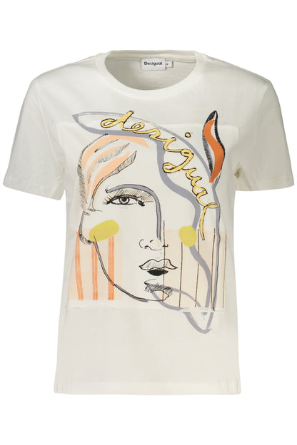 Desigual Tricou 26SWTK51 ALB