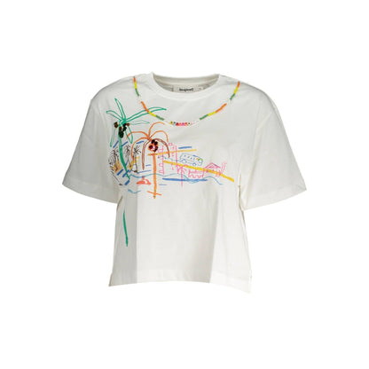 Desigual Tricou 23SWTKCC ALB