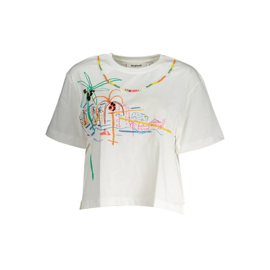 Desigual Tricou 23SWTKCC ALB