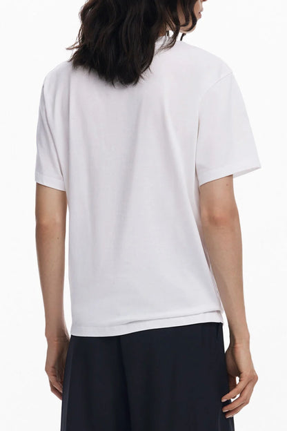 Desigual Tricou 25WWTK50 ALB