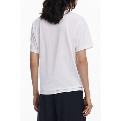 Desigual Tricou 25WWTK50 ALB