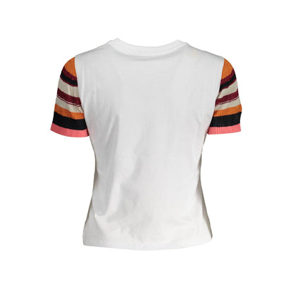 Desigual Tricou 23SWTK80 ALB