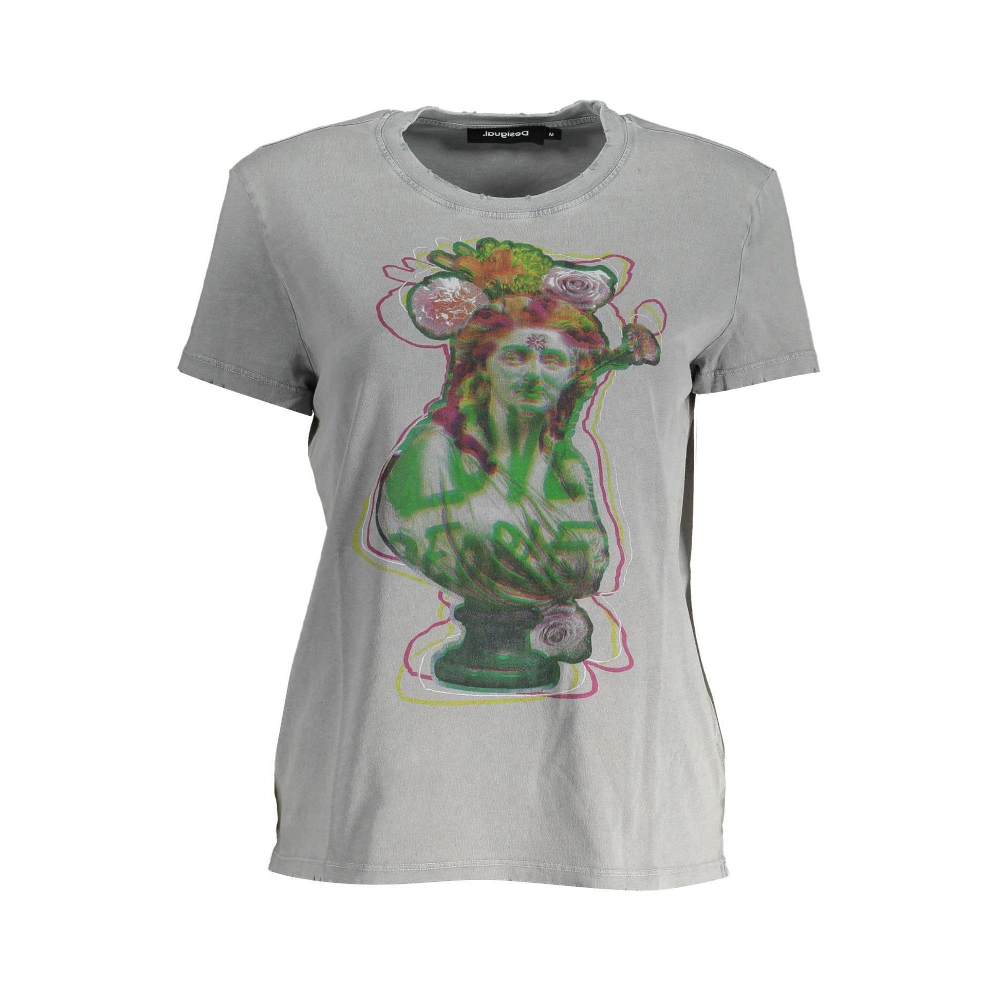 Desigual Tricou 23SWTK24 GRI