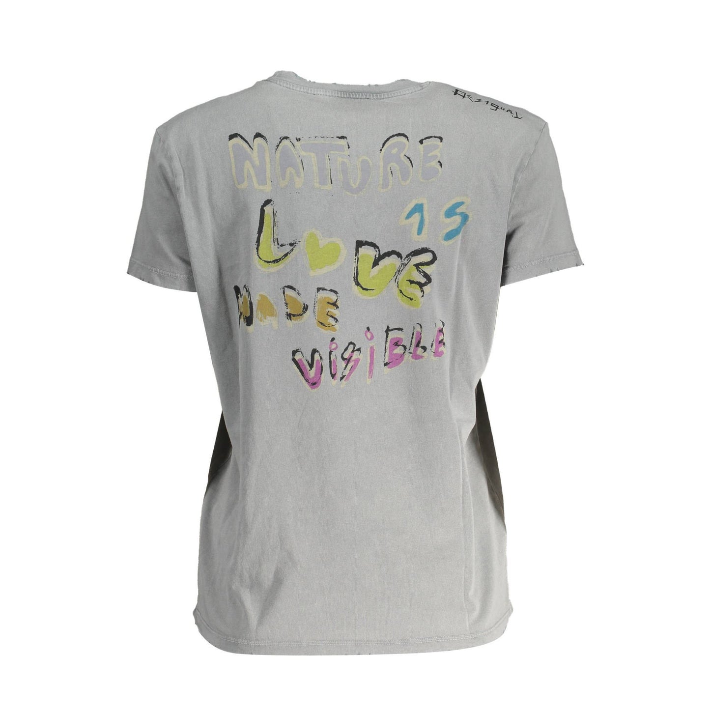 Desigual Tricou 23SWTK24 GRI
