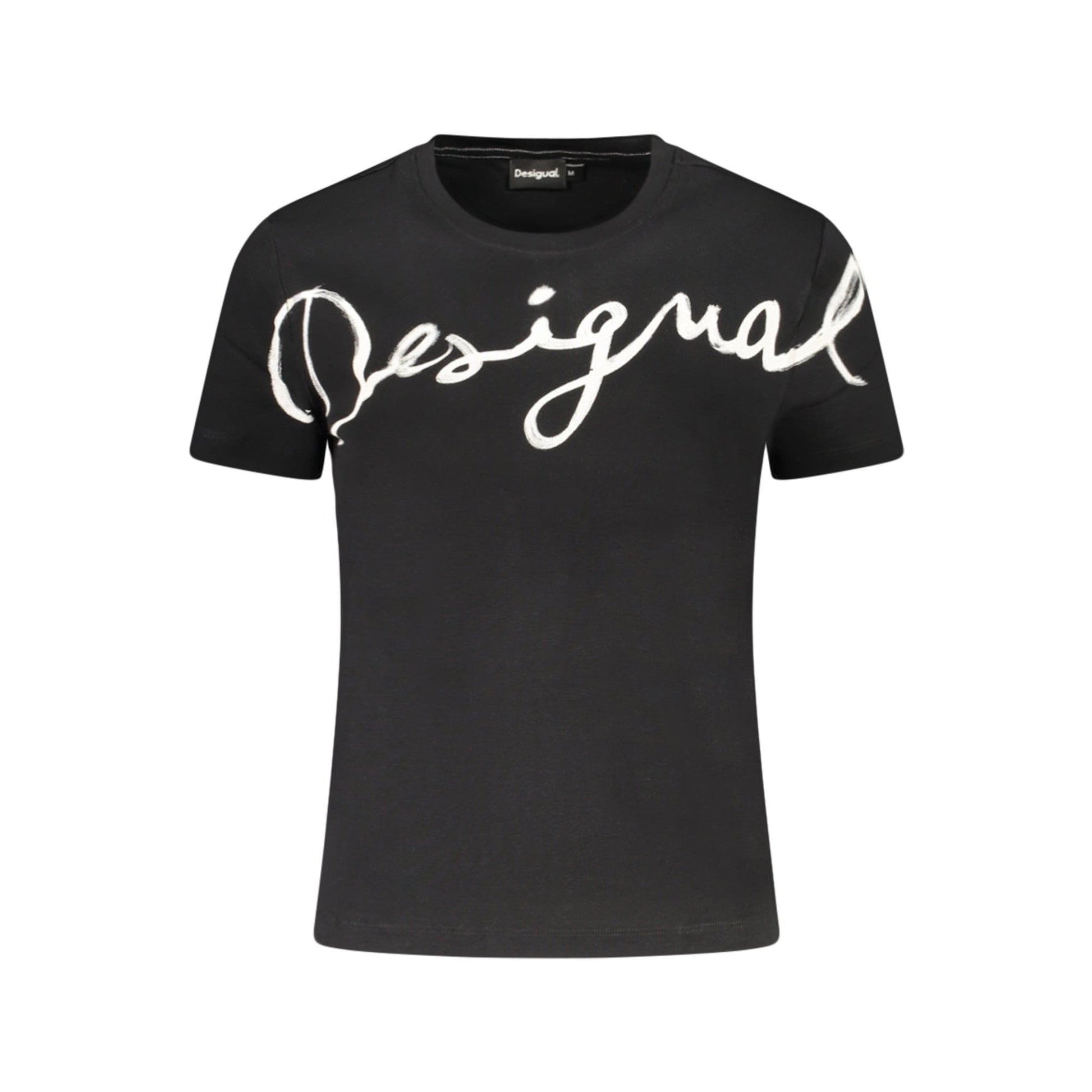 Desigual Tricou 26SWTK07 NEGRU