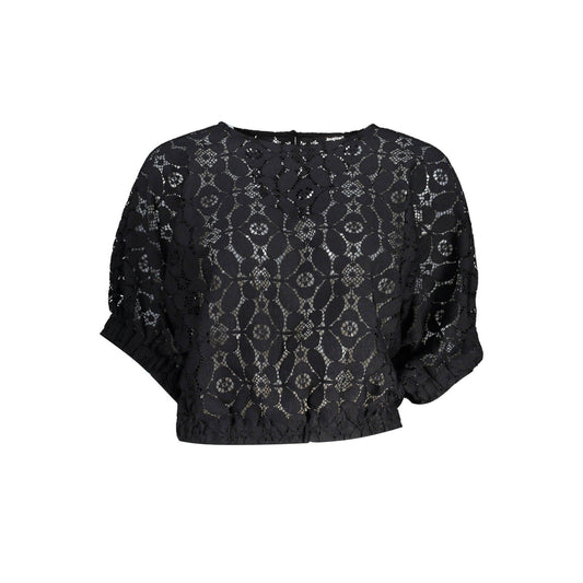 Desigual Tricou 23SWBW01 NEGRU