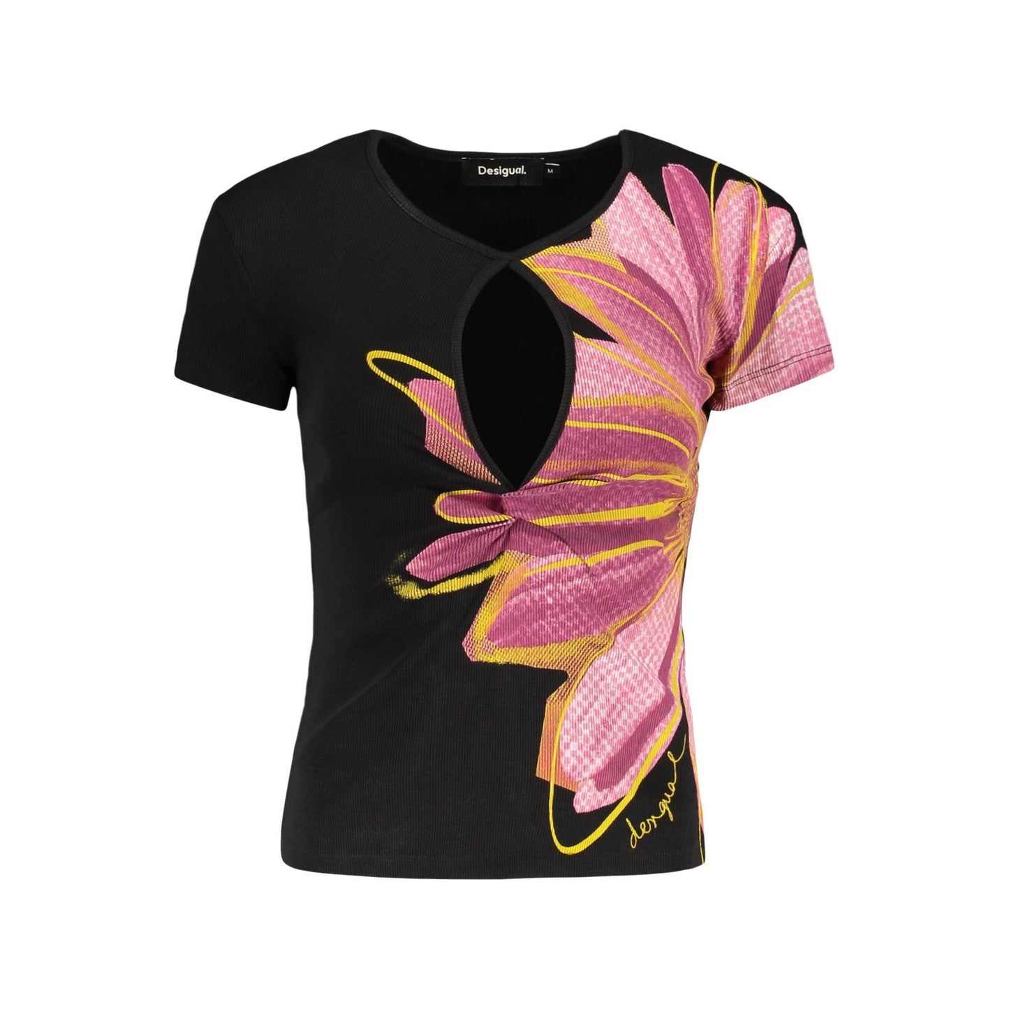 Desigual Tricou 26SWTK05 NEGRU