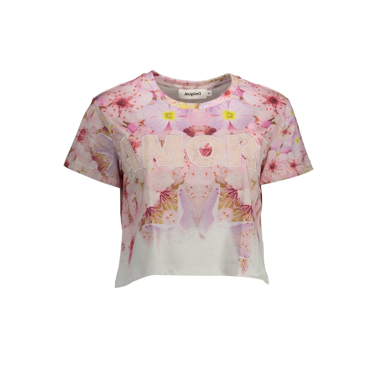 Desigual Tricou 22SWTK75 ROZ