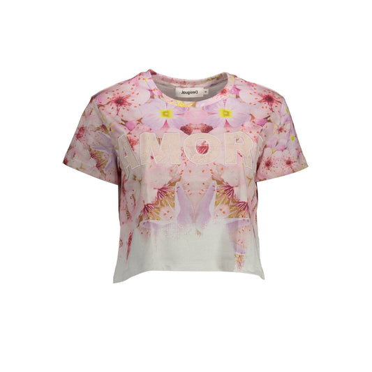 Desigual Tricou 22SWTK75 ROZ