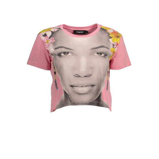 Desigual Tricou 22SWTK22 ROZ