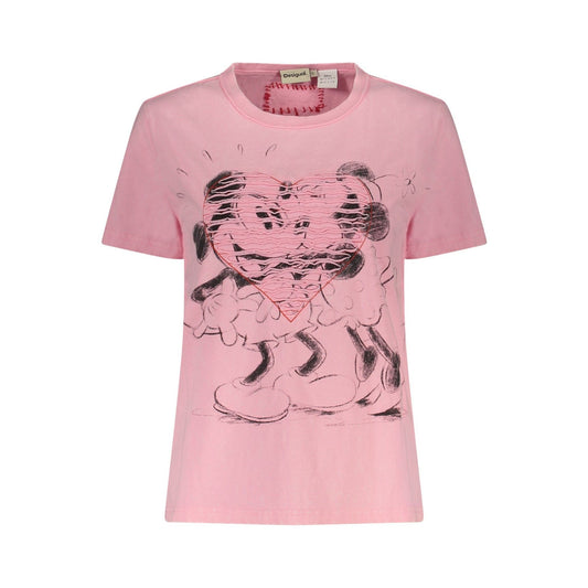 Desigual Tricou 26SWTK42 ROZ