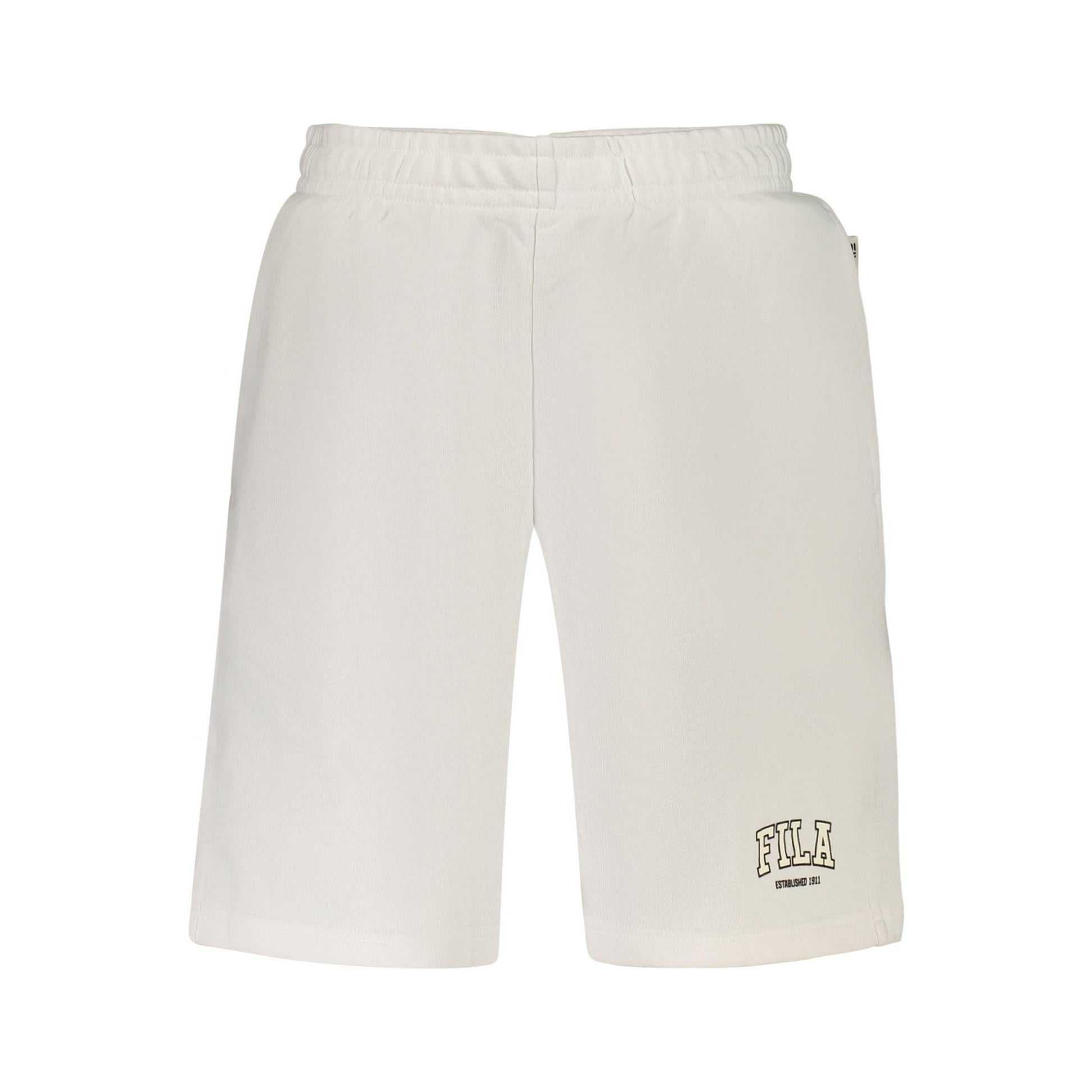 Fila Pantaloni scurți FAM1217 ALB